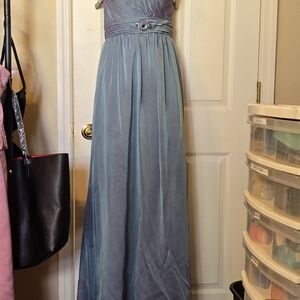 Bari Jay Lavender and Blue Prom Dress